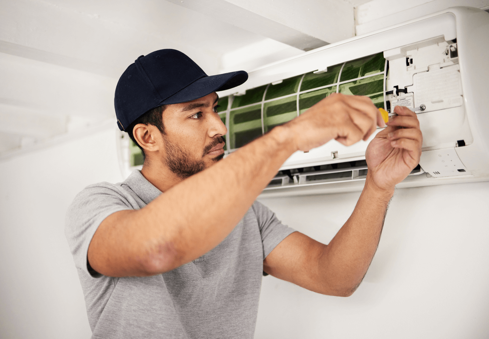 New AC installation in Dubai Hills luxury community