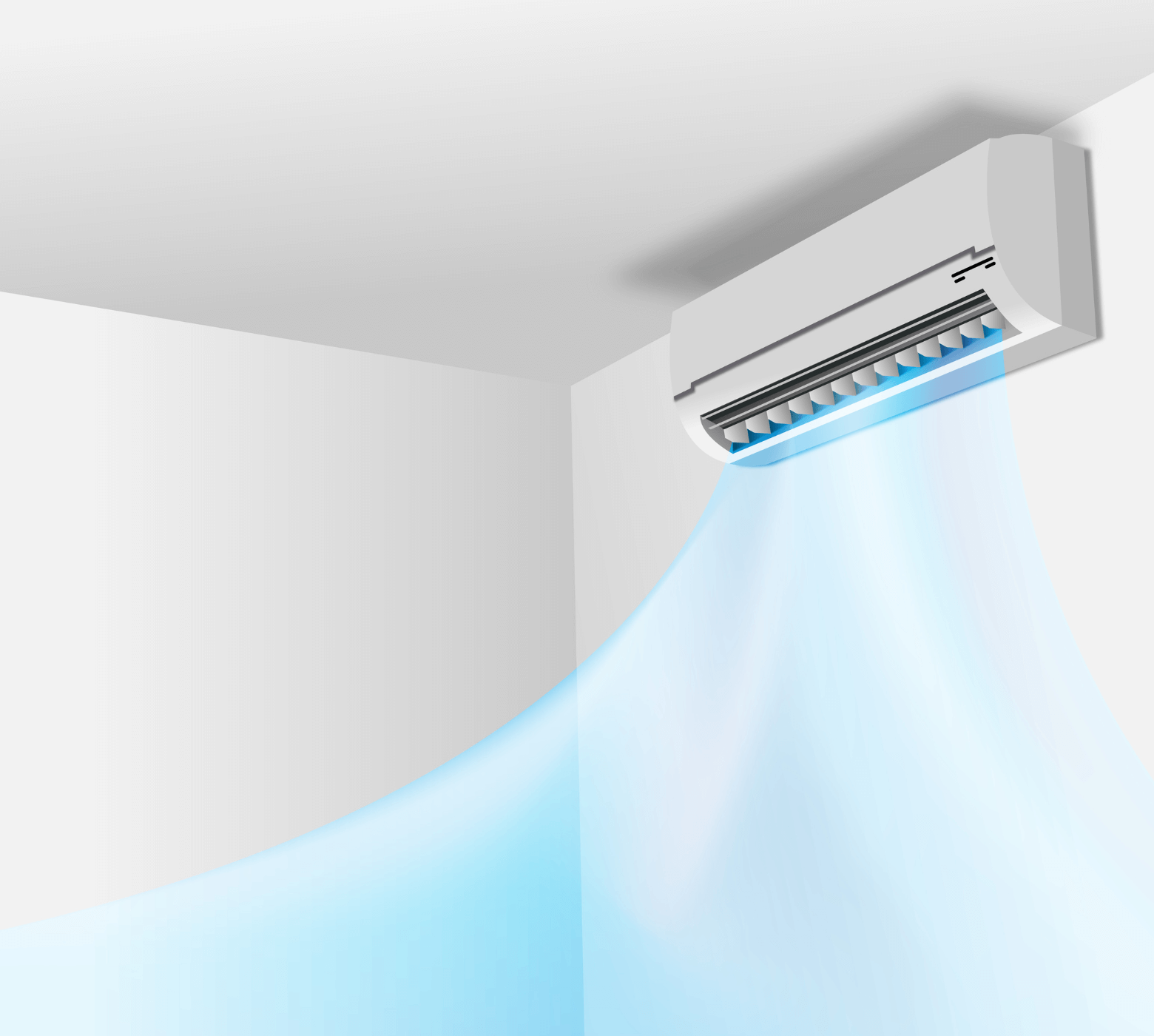 Clean and maintained AC unit