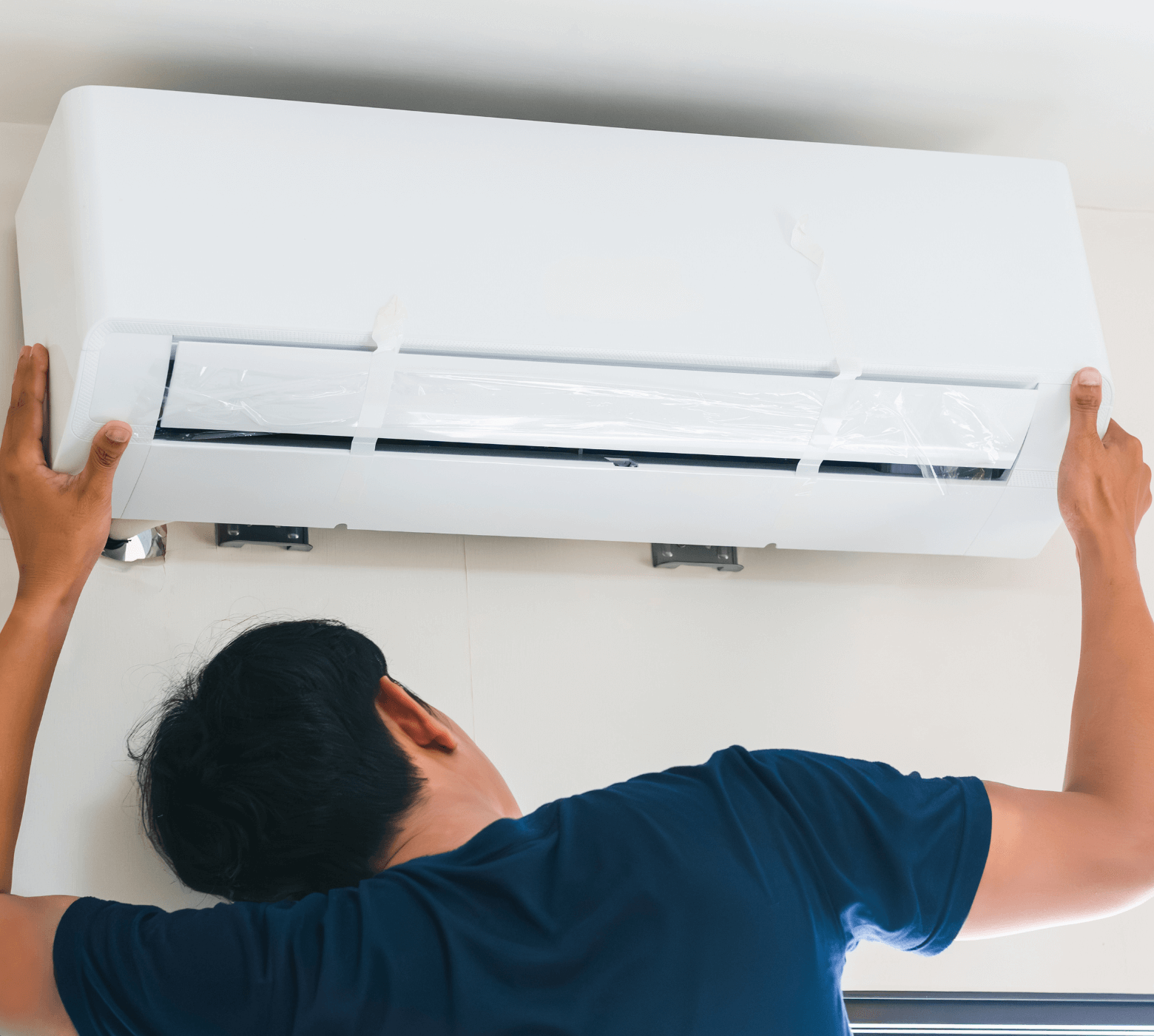 Split AC unit installation